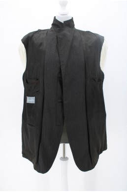 Veste Christian Dior gris en laine vintage