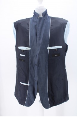 Veste Hugo Boss bleu nuit en laine vintage