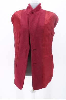 Veste Talbots rouge en laine de chameau vintage