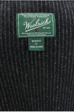 Gilet Woolrich noir label