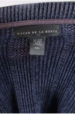 Sweat Pull Oscar de la Renta bleu label