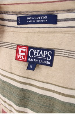 Chemise Chaps Ralph Lauren beige label