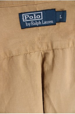 Chemise Polo by Ralph Lauren beige label