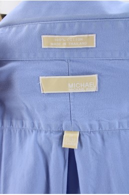 Chemise Michael Kors bleu ciel label