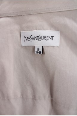 Chemise Yves Saint-Laurent gris label