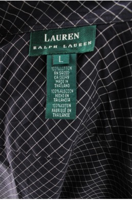 Chemise Lauren by Ralph Lauren noire label