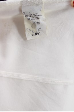 Top blouse Moschino Jean's blanc label