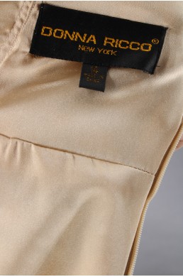 Robe doublée Donna Ricco New York kaki label