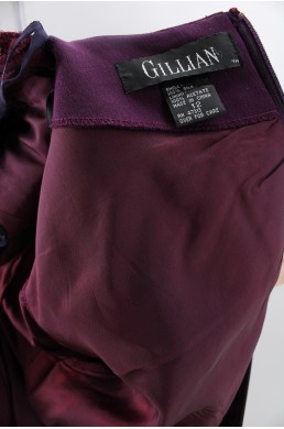 Robe doublée avec épaulettes Gillian violet label