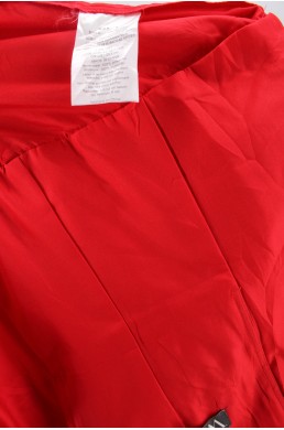 Robe de soirée doublée Vera Wang White Red rouge étiquette