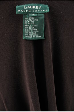 Robe Lauren by Ralph Lauren marron label