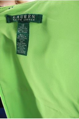 Robe Lauren by Ralph Lauren vert pomme label