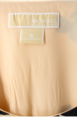 Robe doublée Michael by Michael Kors noir et or label