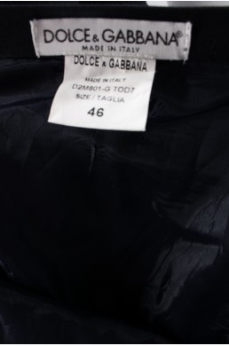 Jupe Dolce Gabbana bleu marine - Made in Italy label