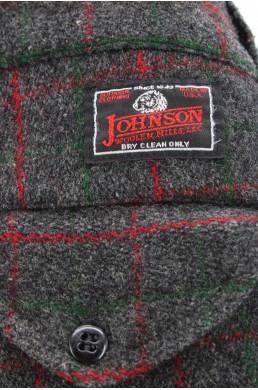 Pantalon Johnson Woolen Mills gris foncé Adirondack plaid label