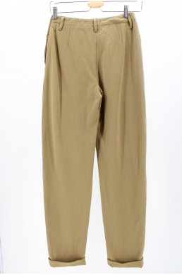 Pantalon Lauren by Ralph Lauren Petite beige en laine