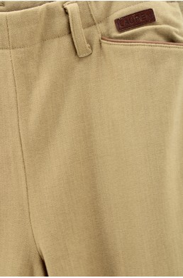 Pantalon Lauren by Ralph Lauren Petite beige en laine vintage