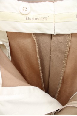 Pantalon Burberrys pour Larrimor's beige en laine vintage