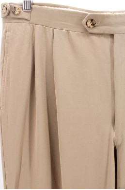 Pantalon Burberrys pour Larrimor's beige - 100 % laine