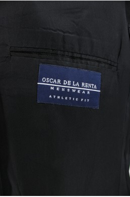 Veste Oscar De La Renta Menswear Athletic Fit noir label