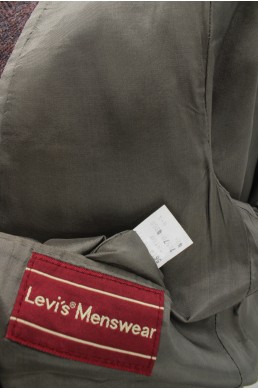 Veste Levi's Menswear bordeaux en laine vintage label