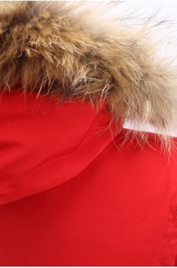 Red Artic Parka Woolrich John Rich & Bros