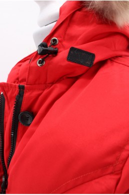 Artic Parka Woolrich John Rich & Bros rouge Blizzard