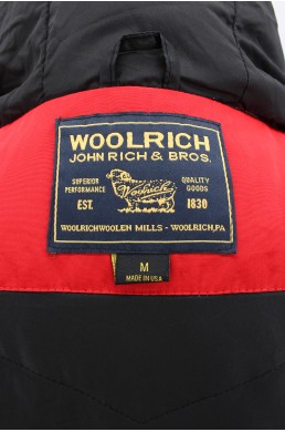 Blouson anorak Artic Parka Woolrich John Rich & Bros rouge - Made in USA label