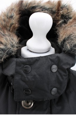 Anorak parka Joe Whistler noir capuche