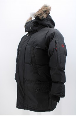 Blouson anorak parka Joe Whistler noir col amovible