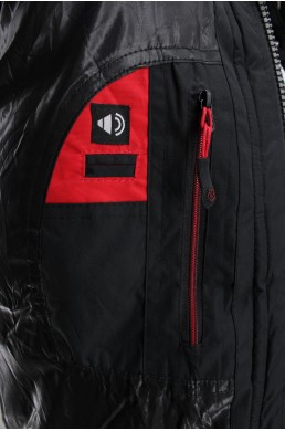 Blouson anorak parka Joe Whistler noir poche zip