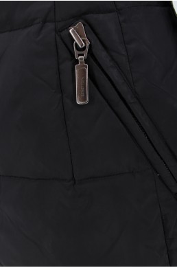 Blouson parka doudoune Benetton noir zip