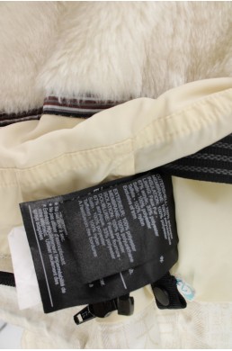 Veste de snowboard Burton Dryride blanc cassé (Snowboarding jacket) étiquette