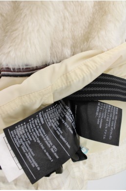 Blouson de ski, veste de snowboard Burton Dryride blanc cassé (Snowboarding jacket) étiquette