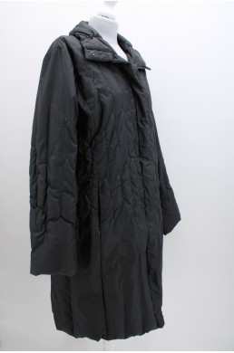 Blouson parka doudoune Nine West noir avec duvet et plumes