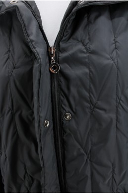 Blouson parka doudoune Nine West noir zip