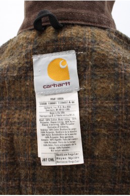 Blouson veste Carhartt beige modèle Détroit - 100 % coton label