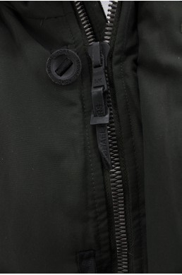 Blouson Michael Kors noir avec capuche - Zip