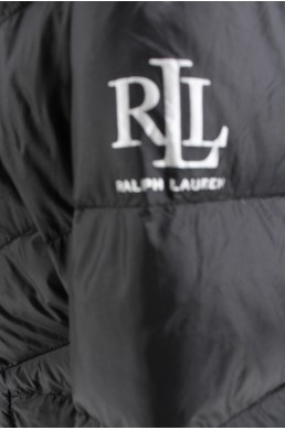 Blouson doudoune légère Lauren by Ralph Lauren noire logo