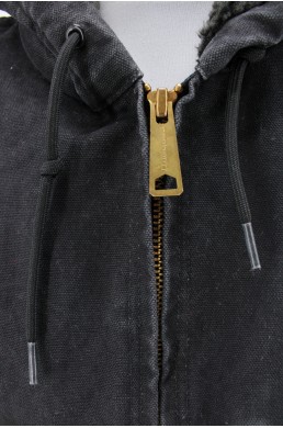 Blouson veste Carhartt gris foncé zip