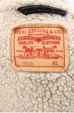 Blouson Levi's en velours côtelé Corduroy Sherpa Levi Strauss & Co Standard Trucker noir label
