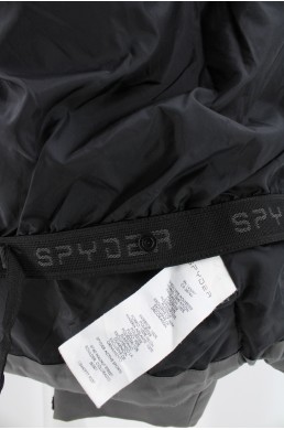 Blouson de ski, veste de snowboard Spyder grise (snowboarding jacket) label