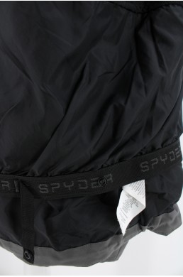 Blouson de ski, veste de snowboard Spyder grise (snowboarding jacket) étiquette