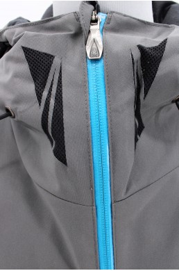 Blouson de ski, veste de snowboard Spyder grise (snowboarding jacket) zip