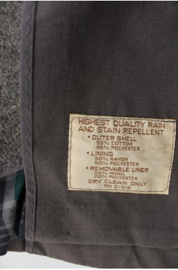 Blouson Trench coat Kuppenheimer Men's Clothiers gris étiquette