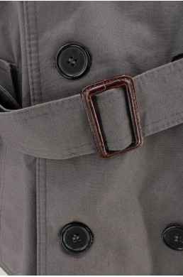 Blouson Trench coat Kuppenheimer Men's Clothiers gris ceinture