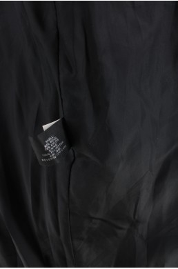 Manteau pied de poule Michael Kors noir et blanc étiquette