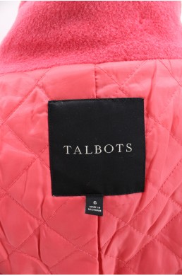 Manteau Talbots rose label
