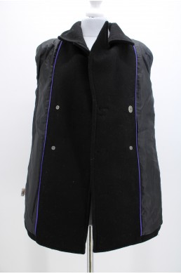Manteau J.Crew noir en laine vintage