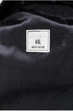 Manteau Overcoat US NAVY noir - Made in USA - 100 % laine - Vintage 1990 label